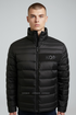MK Kors Logo Puffer Black Jacket