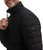 CK Black Puffer Jacket with Front Pocket Detail