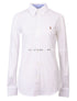RL Women Knit Oxford White Shirt