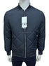 ZR Diamond Quilted Navy Blue Bomber Jacket (306)