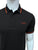 HKT Sport Tipped Collar Black Polo