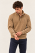 RL Houndstooth Luxury Cotton Quarter Zip