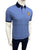 Hackett Crest Logo Solid Mid Blue Polo