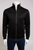 Massimo Dutti Suede Funnel Neck Coffee Brown Jacket