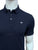 EA Plain Navy Blue Polo with Ribbed Sleeve Logo