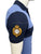 Hackett Slim Fit Sleeve Crest Logo Mid Blue Polo