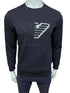 EA Embroidered Logo Navy Blue Sweatshirt