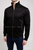 Massimo Dutti Suede Funnel Neck Coffee Brown Jacket