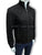 Massimo Dutti Suede Funnel Neck Black Jacket