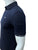EA Plain Navy Blue Polo with Ribbed Sleeve Logo