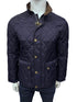 Barbour Diamond Quilted Navy Blue Jacket