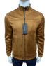 MD Suede Camel Slim Fit Jacket