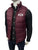 AX Logo Sleeveless Maroon Puffer