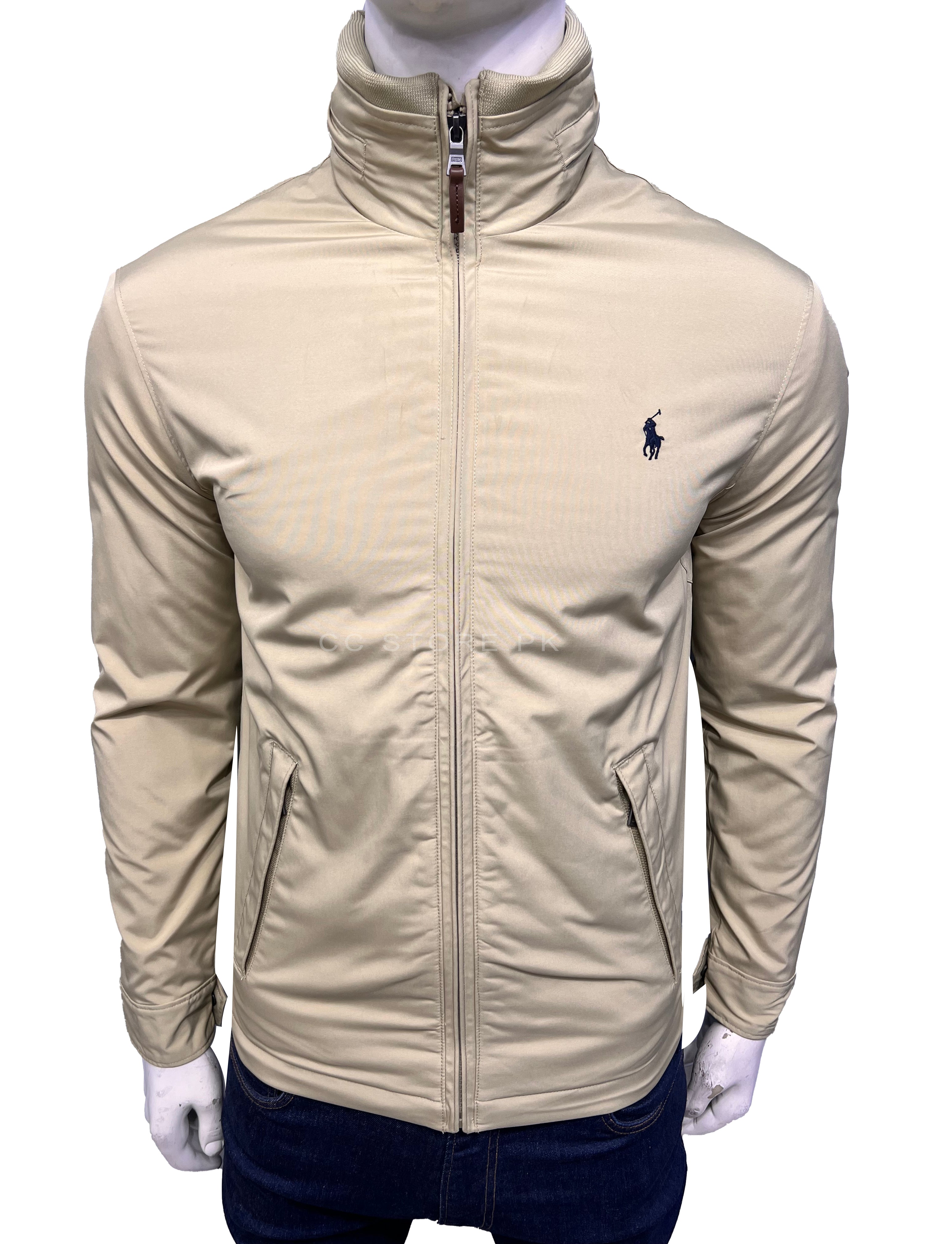 RL Inner Fleece Concealed Hood Beige Jacket – Clothing Call - Your Multi  Brand Store.