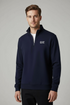 Emporio Armani EA7 Core Identity Navy Blue Half Zipper
