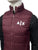 AX Logo Sleeveless Maroon Puffer