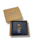 RL Polo Bear Navy Blue Leather Wallet