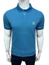 AE Slim Fit Super Soft Solid Sea Blue Polo