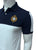 HKT Crest Logo Pieced Panel Navy/White Polo