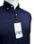 ZR Slim Fit Poplin Navy Blue Button Down Stretch Shirt