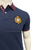 Hackett Crest Logo Solid Navy Blue Polo