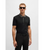 Boss Philix Zip Interlock Cotton Regular Fit Black Polo