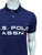 USPA Front Written Printed Polo Bright Navy