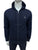 RL Double Knit Navy Blue Zipper Hoodie