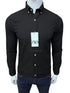 Zara Slim Fit Oxford Cotton Black Shirt