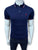 RL Custom Slim Fit Soft Cotton Navy Blue Tipped Collar Polo