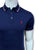 RL Custom Slim Fit Soft Cotton Navy Blue Tipped Collar Polo
