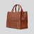 MJ Leather The Tote Small Traveler Tote Bag Argan Oil