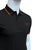 HKT Sport Tipped Collar Black Polo