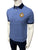 Hackett Crest Logo Solid Mid Blue Polo