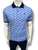 USPA Geometric Printed White Polo