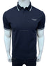 HKT Sport Tipped Collar Navy Blue Polo