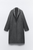 ZR Women Felt Texture Grey Coat