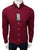 RL Classic Fit Garment Dyed Oxford Maroon Shirt