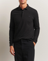 LCST Paris Long Sleeve Black Polo