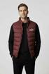AX Logo Sleeveless Maroon Puffer