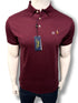 RL Custom Slim Fit Soft Cotton Spring Wine Heather Polo