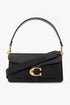 Coach Tabby Pebble Shoulder Black Bag 26