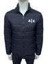 AX Logo Long Sleeve Navy Blue Puffer