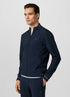 HKT Sport Tech Track Sweat Navy Blue Zipper