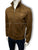 Massimo Dutti Suede Funnel Neck Camel Jacket