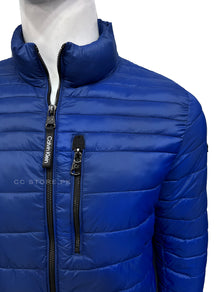 Mens royal blue puffer jacket hotsell