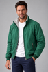 RL Embroidered Logo Raglan Sleeve Inner Fleece Green Jacket
