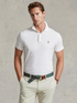RL Custom Slim Fit Soft Cotton White Polo