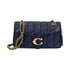 Coach Quilted Tabby Shoulder Blue Bag 26