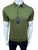 RL Custom Slim Fit Soft Cotton Olive Green Polo